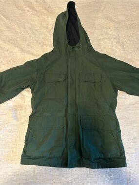 Uniqlo Men's Hooded Parka - Forest Green